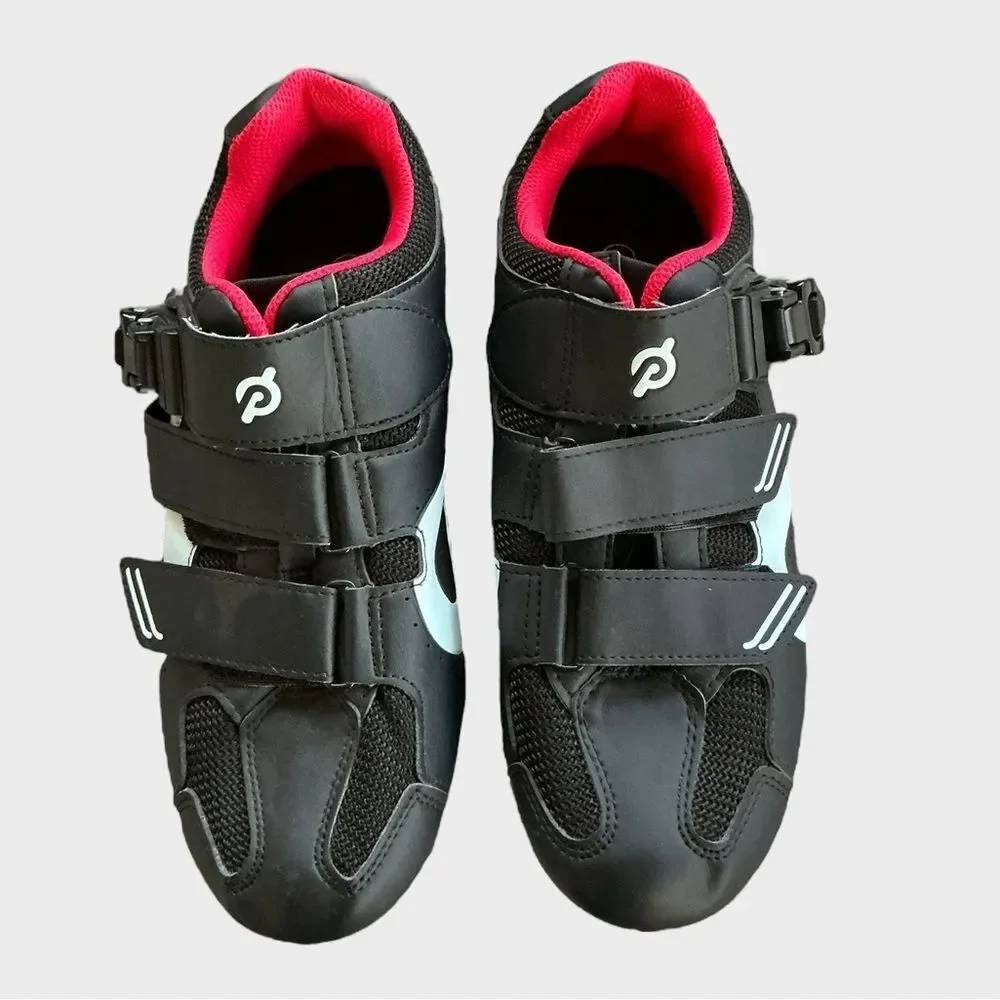 Peloton Cycling Shoes Size 40 EU Indoor Spin Bike Shoes Delta Cleats Black